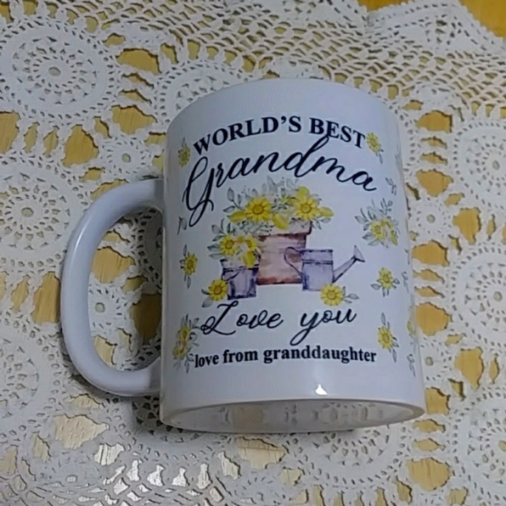 Grandmother coffee cup, gift idea for beloved Grandma